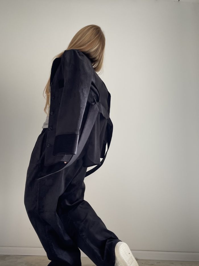 Veste « JOSIE » velours noir