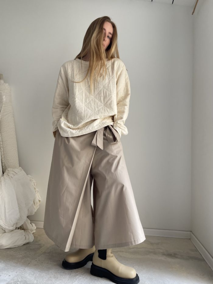 Jupe-culotte « ALICE » sable