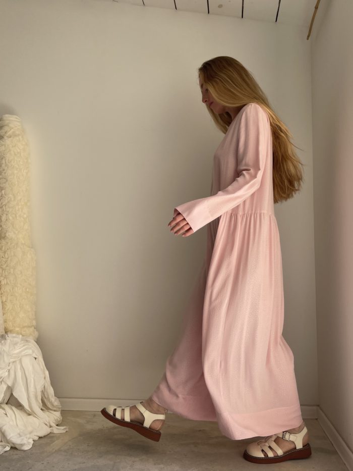 Robe « NINON » viscose plumetis